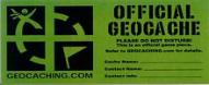 Official Geocache ID tag 